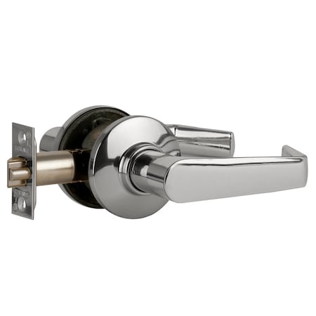 Schlage Grade 2 Tubular Lock, Passage/Closet Latch Function, Non-Keyed, Saturn Lever, Bright Chrome Finish,  S10D SAT 625